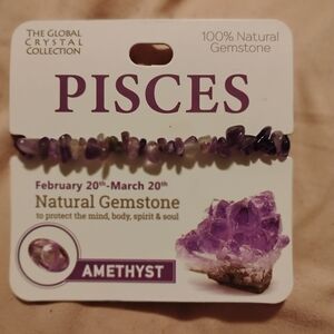 Amethyst Pisces Bracelet